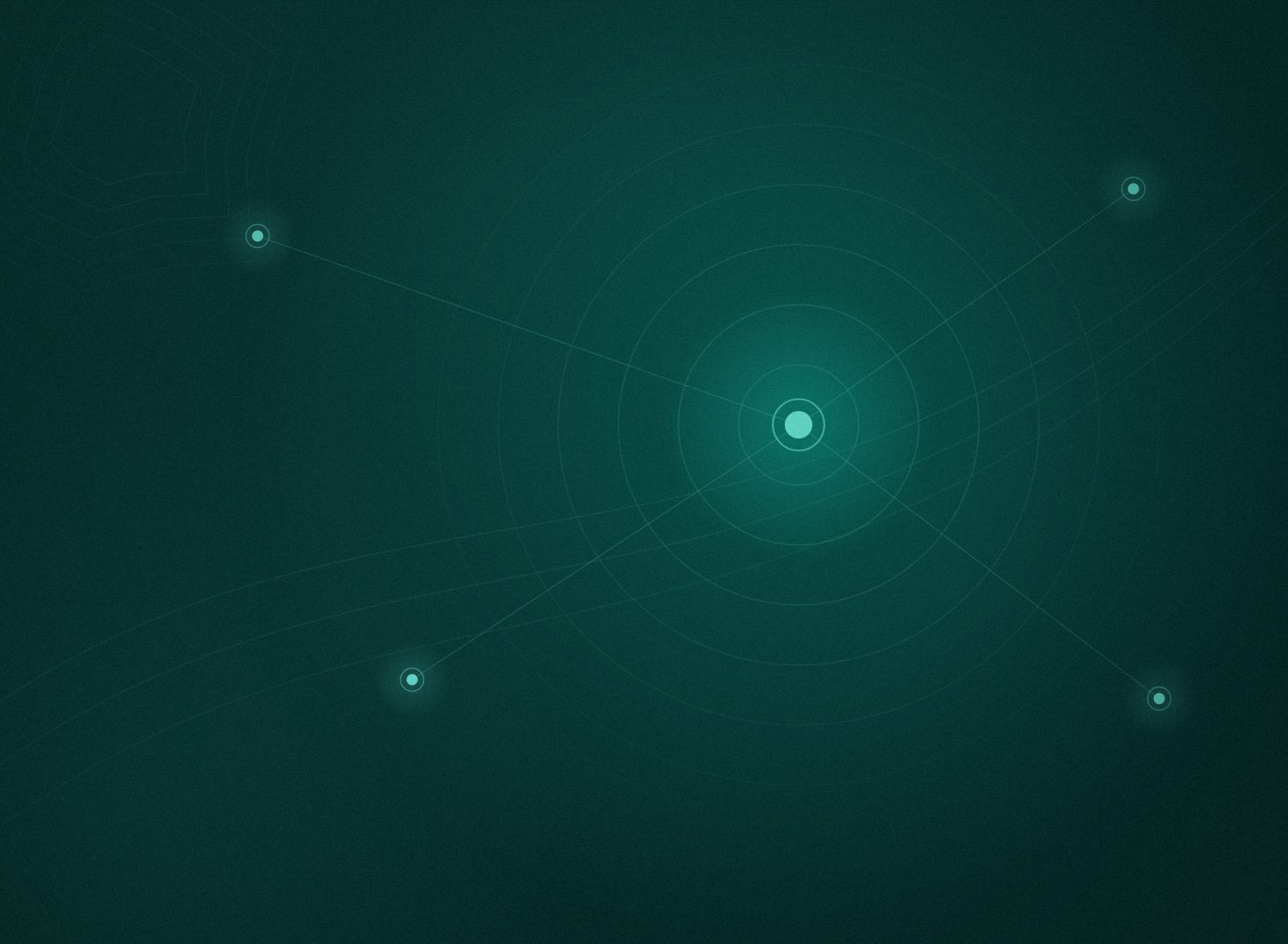Abstract signal ripples radiating from a single point, representing getting in touch with Rhino Automations